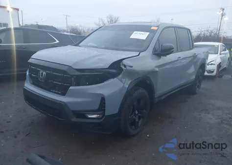 2025 Honda Ridgeline Black Edition z USA, uszkodzony, nr VIN 5FPYK3F81SB046766